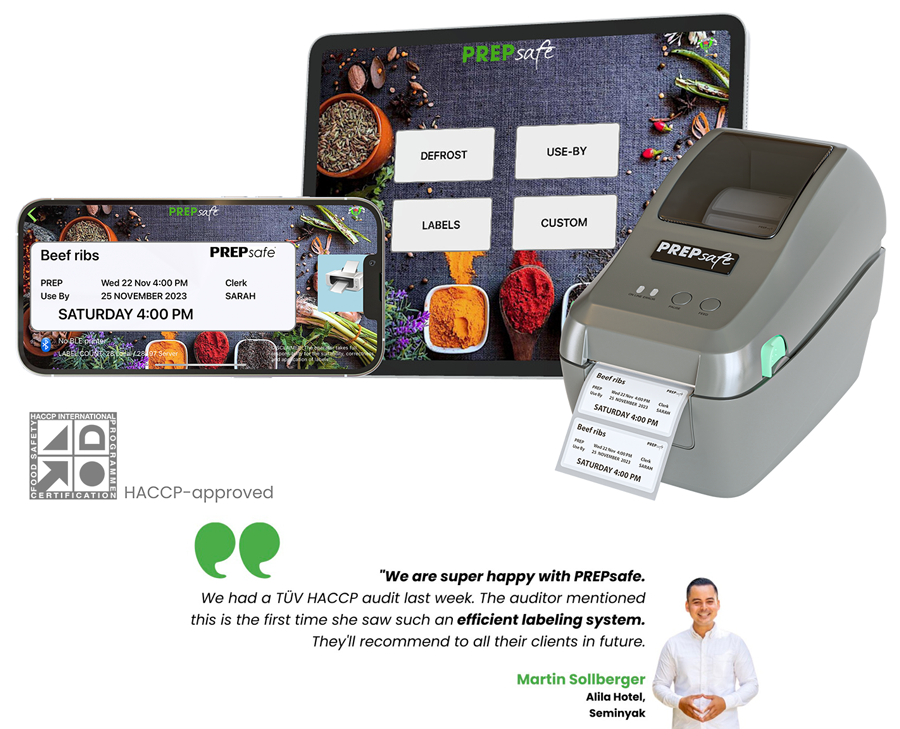 Prepsafe App Food Safety Labeling | HACCP Approved | PREPsafe | Philippines ...